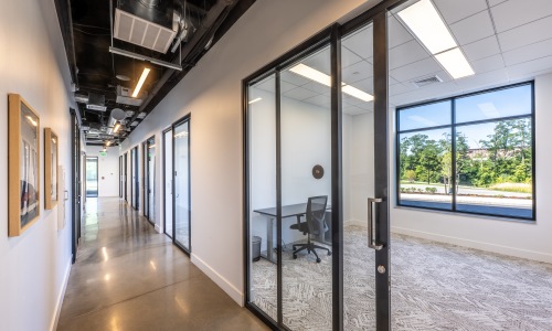 coworking spaces with large windows